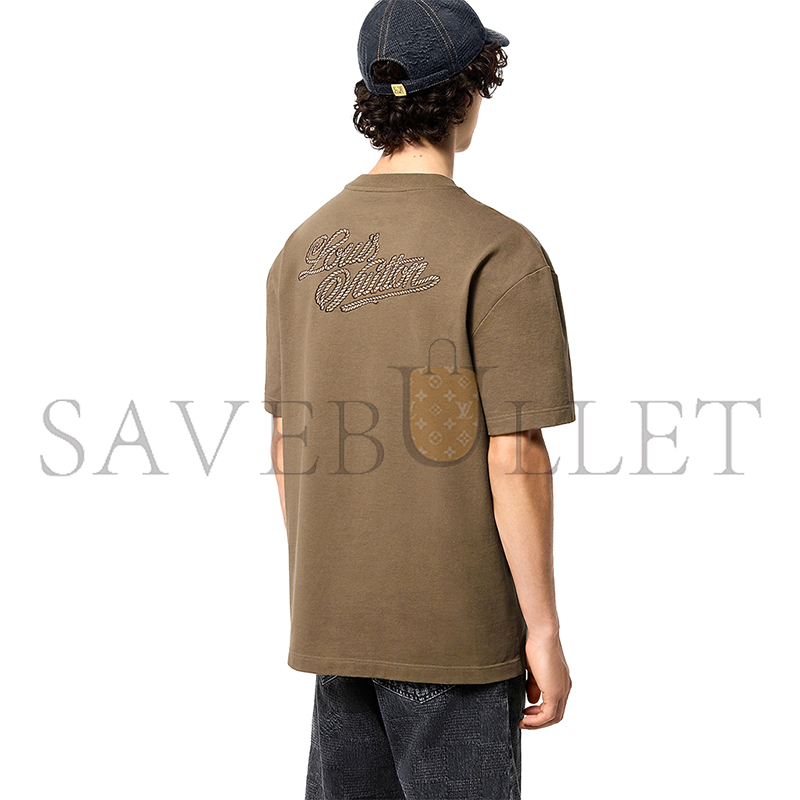 l0vis Vvtt0n embroidered signature cotton t-shirt 1afxp1